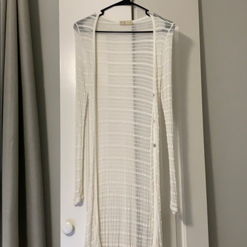 White Cardigan